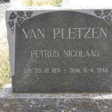 PLETZEN Petrus Nicolaas, van 1871-1948