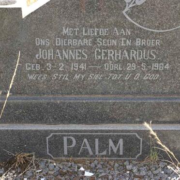 PALM Johannes Gerhardus 1941-1964