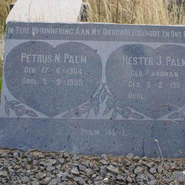 PALM Petrus N. 1904-1955 &amp; Hester J. LANDMAN 1911-