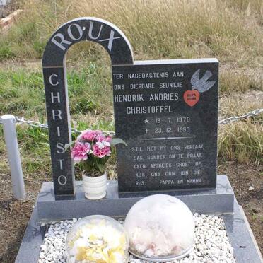 ROUX Hendrik Andries Christoffel 1978-1993