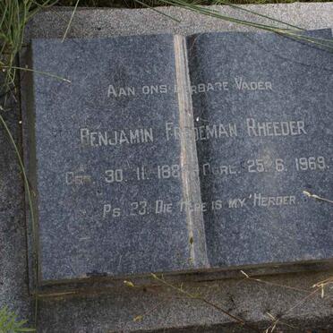 RHEEDER Benjamin Fredeman 188?-1969