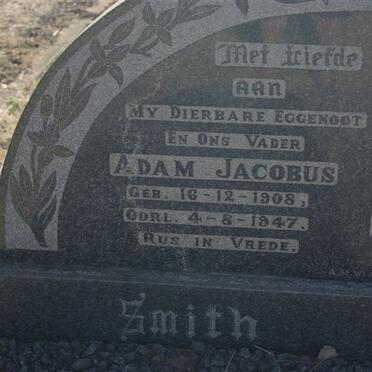 SMITH Adam Jacobus 1908-1947