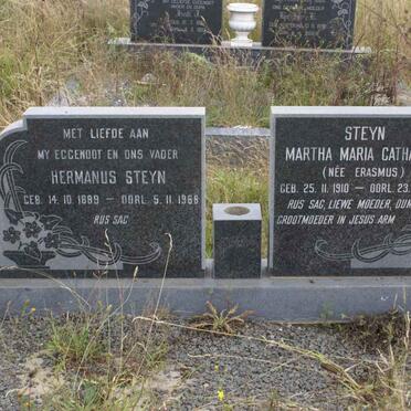 STEYN Hermanus 1889-1968 &amp; Martha Maria Catharina ERASMUS 1910-1986