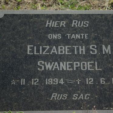 SWANEPOEL Elizabeth S.M. 1894-1980