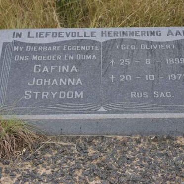 STRYDOM Gafina Johanna 1899-1973