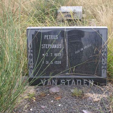 STADEN Petrus Stephanus, van 1899-1938