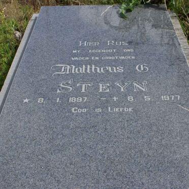 STEYN Mattheus C. 1897-1977