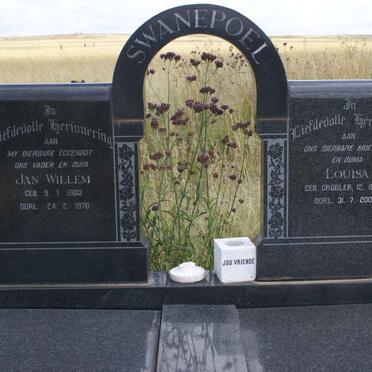 SWANEPOEL Jan Willem 1903-1970 &amp; Louisa GROBLER 1918-2002