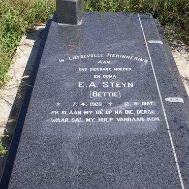 STEYN E.A. 1926-1997