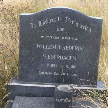 SIEBERHAGEN Willem Frederik 1884-1966