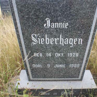SIEBERHAGEN Jannie 1928-1989