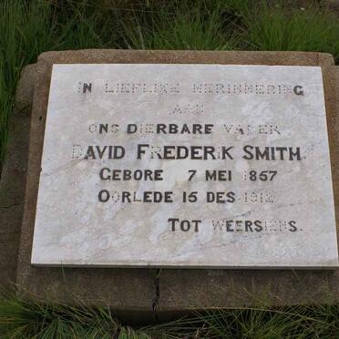 SMITH David Frederik 1857-1912