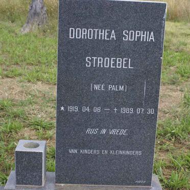 STROEBEL Dorothea Sophia nee PALM 1919-1989