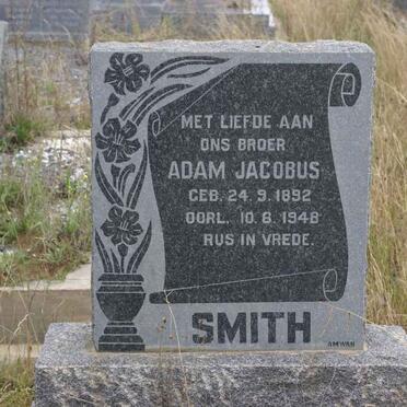 SMITH Adam Jacobus 1892-1948