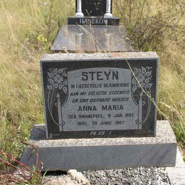 STEYN Anna Maria nee SWANEPOEL 1897-1967