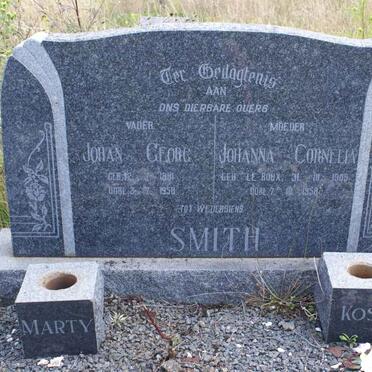 SMITH Johan Georg 1891-1958 &amp; Johanna Cornelia LE ROUX 1905-1958