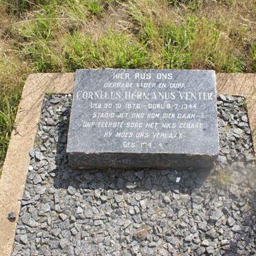 VENTER Cornelis Hermanus 1876-1944