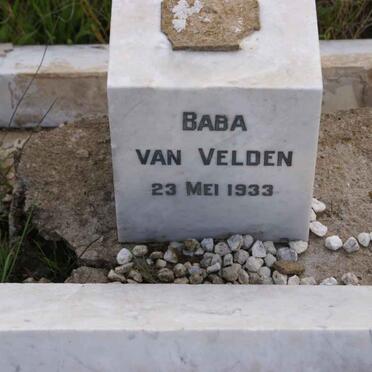 VELDEN Baba, van -1933