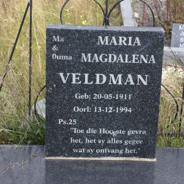 VELDMAN Maria Magdalena 1911-1994