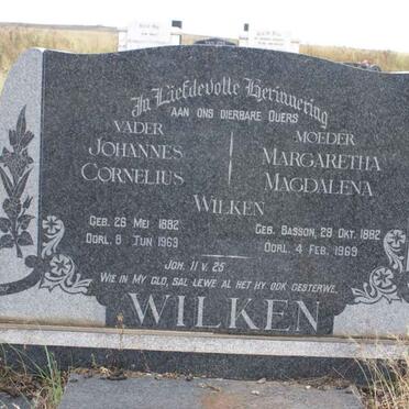 WILKEN Johannes Cornelius 1882-1963 &amp; Margaretha Magdalena 1882-1969