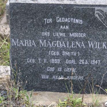 WILKEN Maria Magdalena nee SMITH 1889-1947