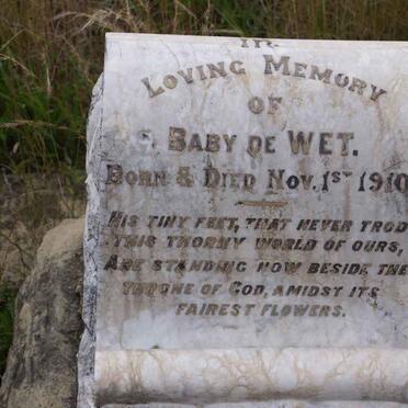 WET Baby, de 1910-1910