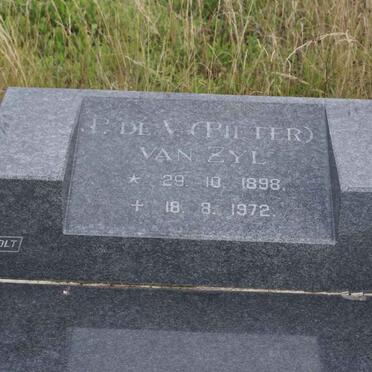 ZYL P.de V., van 1898-1972 &amp; H.M.E. KRUGER 1910-1994 