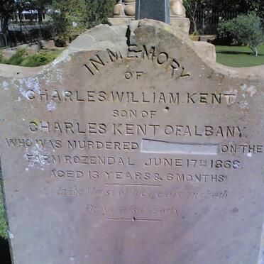 KENT Charles William -1868