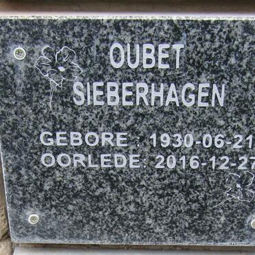 SIEBERHAGEN Oubet 1930-2016