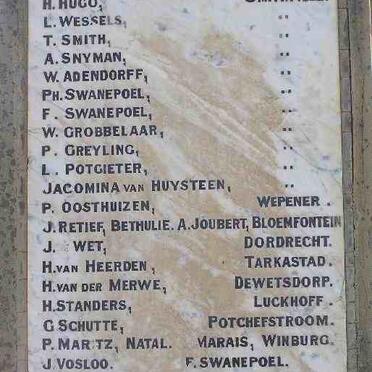 2. ABO 1899-1902 : SMITHFIELD sterftes 