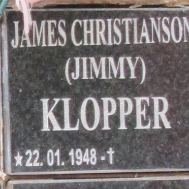 KLOPPER James Christianson 1948-