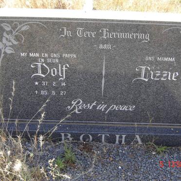 BOTHA Dolf 1937-1985 &amp; Lizzie