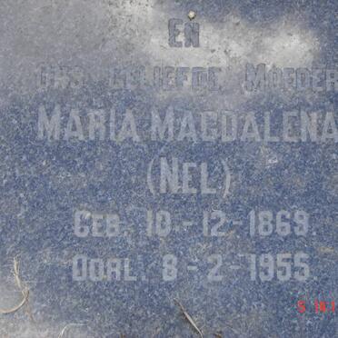 BANK Maria Magdalena nee NEL 1869-1955