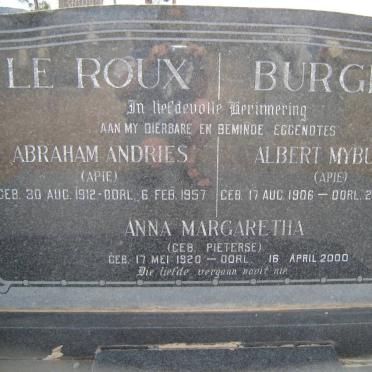 BURGER :: LE ROUX