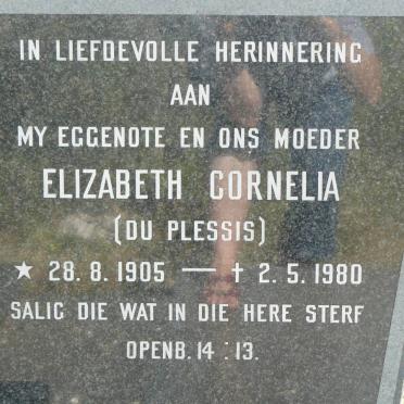 BEKKER Jacobus Petrus 1904-1988 &amp; Elizabeth Cornelia du PLESSIS 1905-1980 