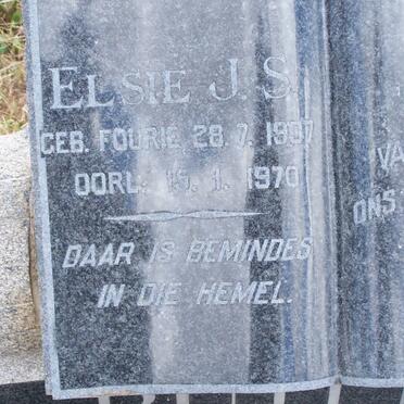 BUTLER Thomas 1904-1965 &amp; Elsie J.S. FOURIE 1907-1970