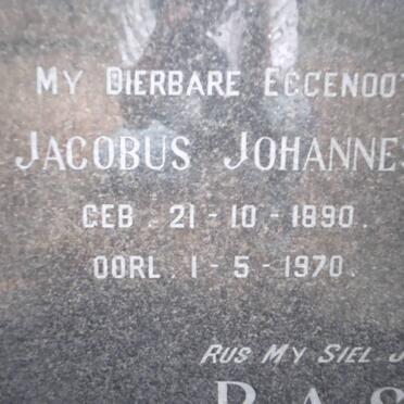 BASSON Jacobus Johannes 1890-1970