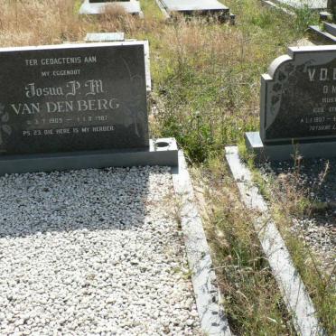 BERG Josua P.M., van den 1909-1987 &amp; D.M.J. STRYDOM 1907-1972