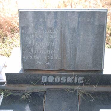 DROSKIE Marthinus Johannes 1907-1972