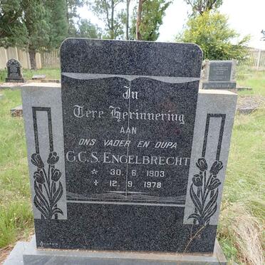ENGELBRECHT G.C.S. 1903-1978