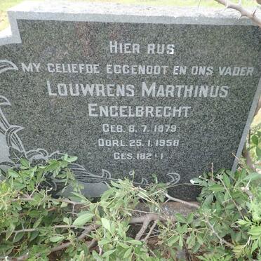 ENGELBRECHT Louwrens Marthinus 1879-1958