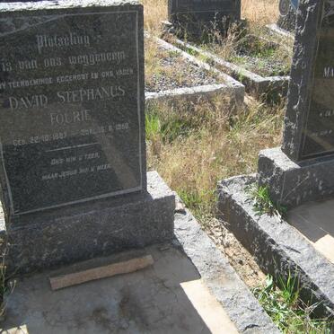 FOURIE David Stephanus 1887-1950 &amp; Maria Magdalena de BRUYN 1896-1975