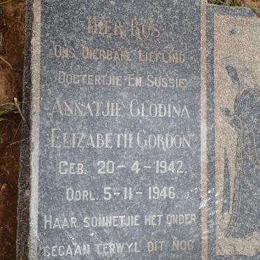 GORDON Annatjie Glodina Elizabeth 1942-1946
