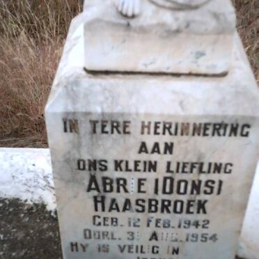 HAASBROEK Abrie 1942-1954