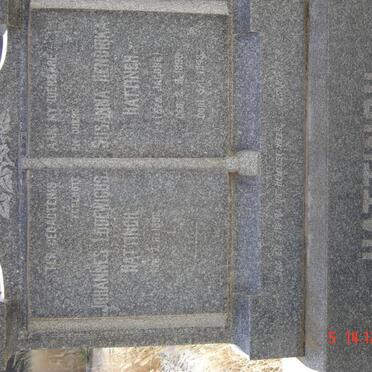 HATTINGH Johannes Lodewicus 1895 &amp; Susanna Hendrika JACOBS 1895-1943 :: HATTINGH ?