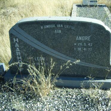 HAARHOFF Leon 1937- :: HAARHOFFH  André 1943-1977