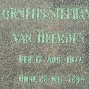 HEERDEN Cornelis Stephanus, van 1877-1944 &amp; Anna Magdalena HENNING 1868-1960
