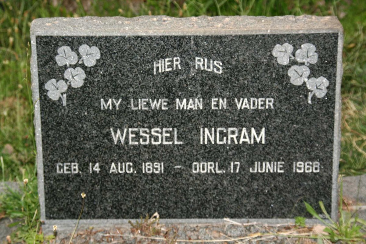 INGRAM Wessel 1891-1968