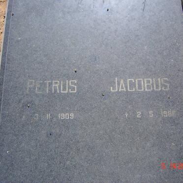 JOUBERT Petrus Jacobus 1909-1986 &amp; Johanna Christina 1910-2000 