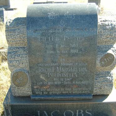 JACOBS Pieter Daniel 1894-1959 &amp; Rachel Margaretha Petronella DE LINT 1897-1961
